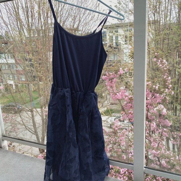 A-Line Tulle Dress in Dark Blue - Picture 1 of 2